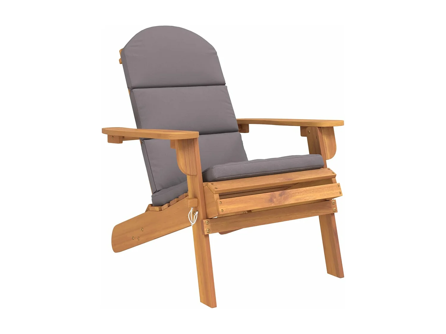 Ensemble de salon de jardin Adirondack 4 pcs bois acacia solide