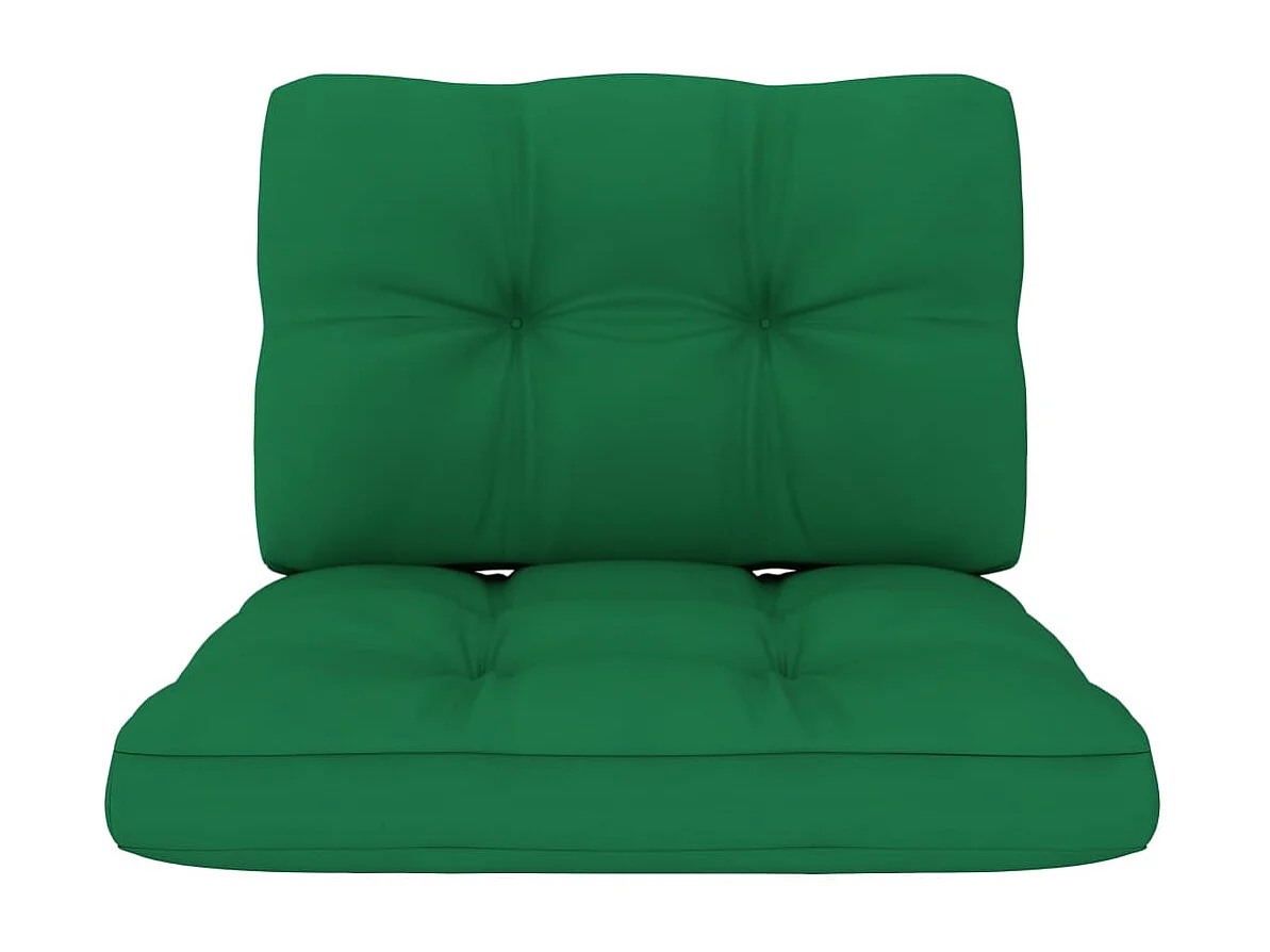 Salon de jardin 3 pcs avec coussins bois de pin imprégné