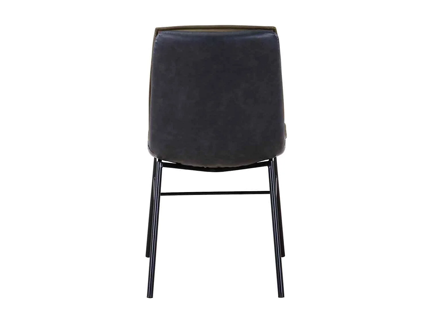 Lot de 2 Chaises Design "Brady" 84cm Vert & Gris