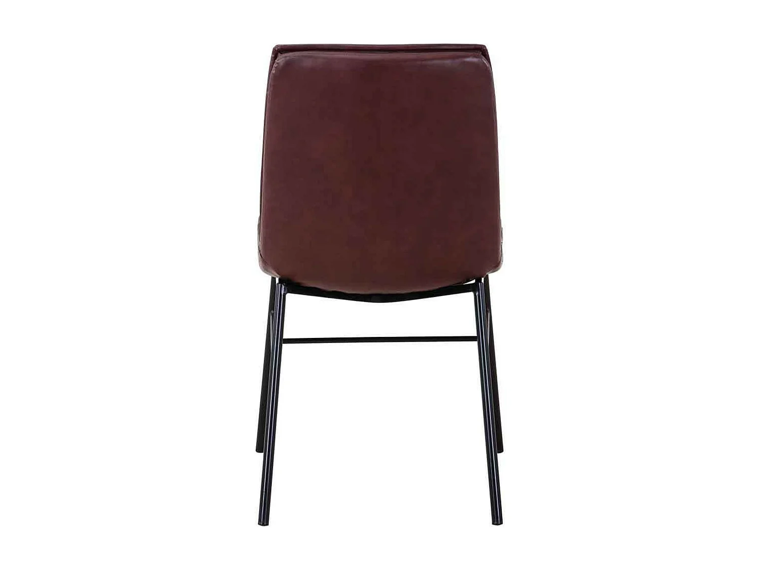 Lot de 2 Chaises Design "Brady" 84cm Marron Clair & Foncé