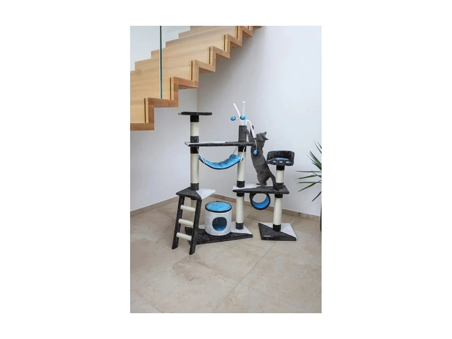 Arbre à chats Creativ 150 cm Bleu 81505