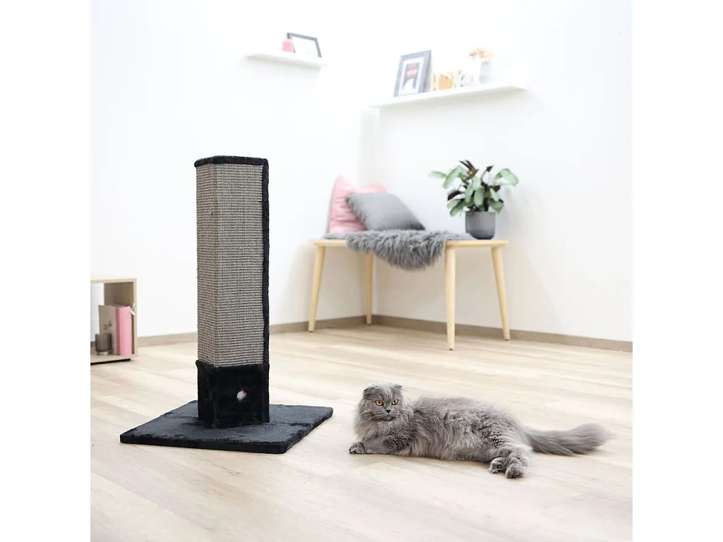 Arbre à chat 4-Corner 80 cm Noir