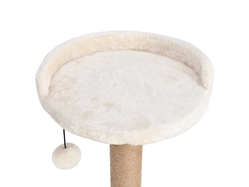 Árvore para gatos c/ postes arranhadores 123 cm erva marinha