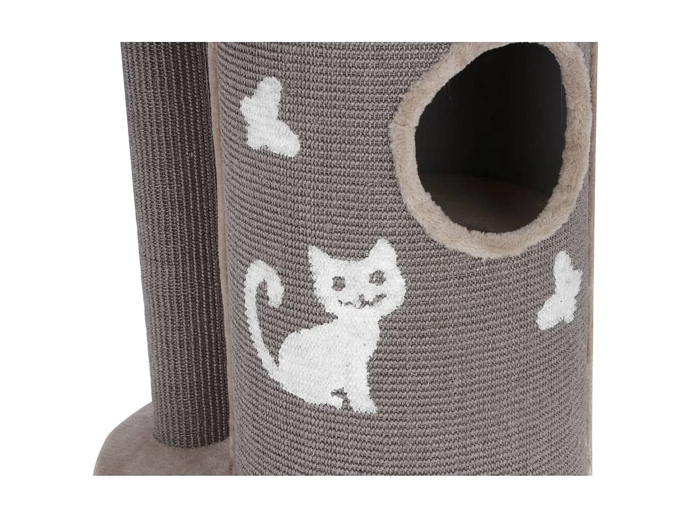 Arbre à chat Tiana 130 cm Gris