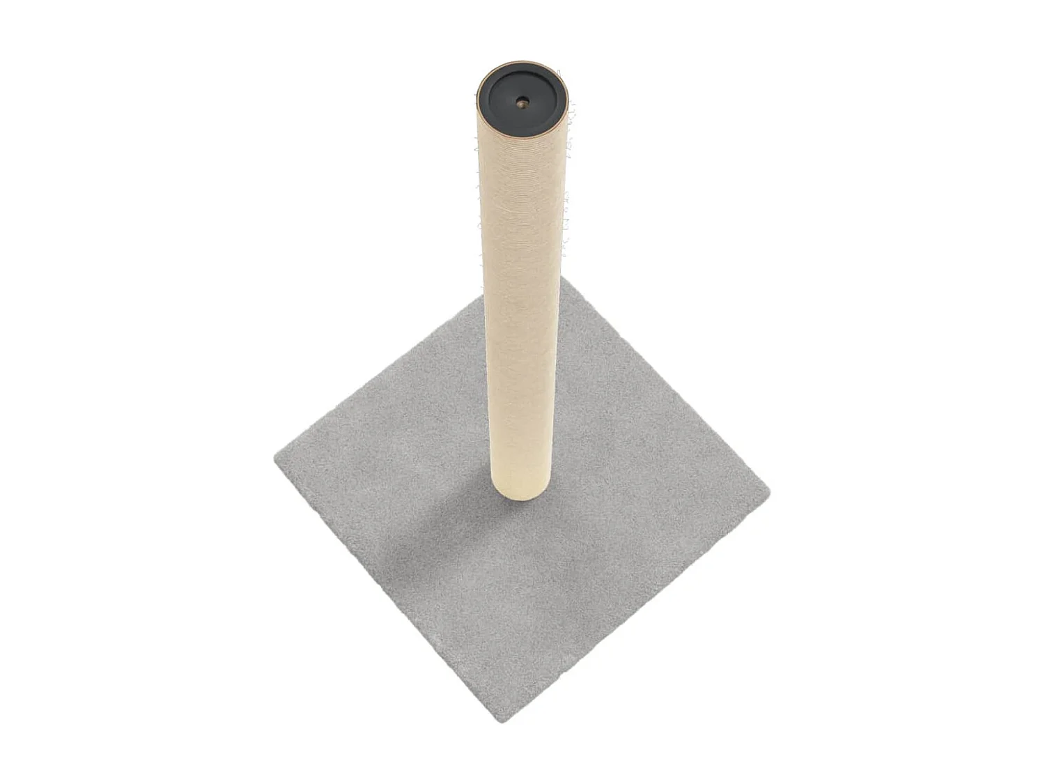 Palo Tiragraffi per Gatti Grigio Chiaro 35x35x70 cm