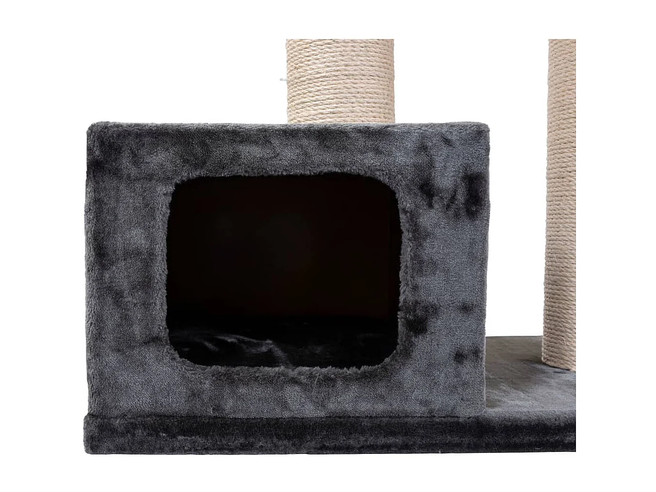 Quapas! Arbre à chat Bandit Gris foncé 76x45x82 cm