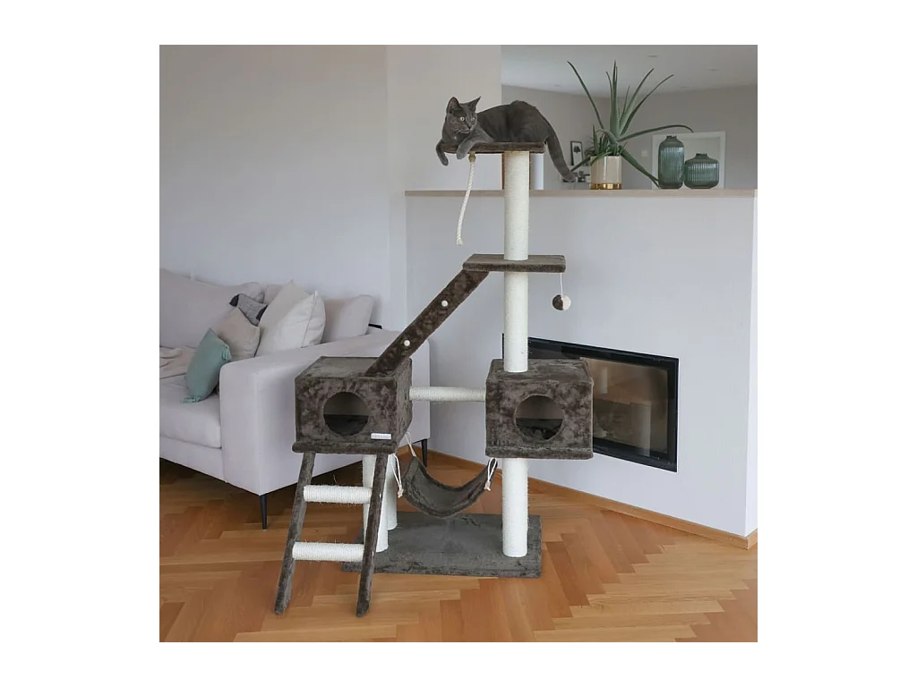 Arbre à chat Granat 150 cm Gris foncé