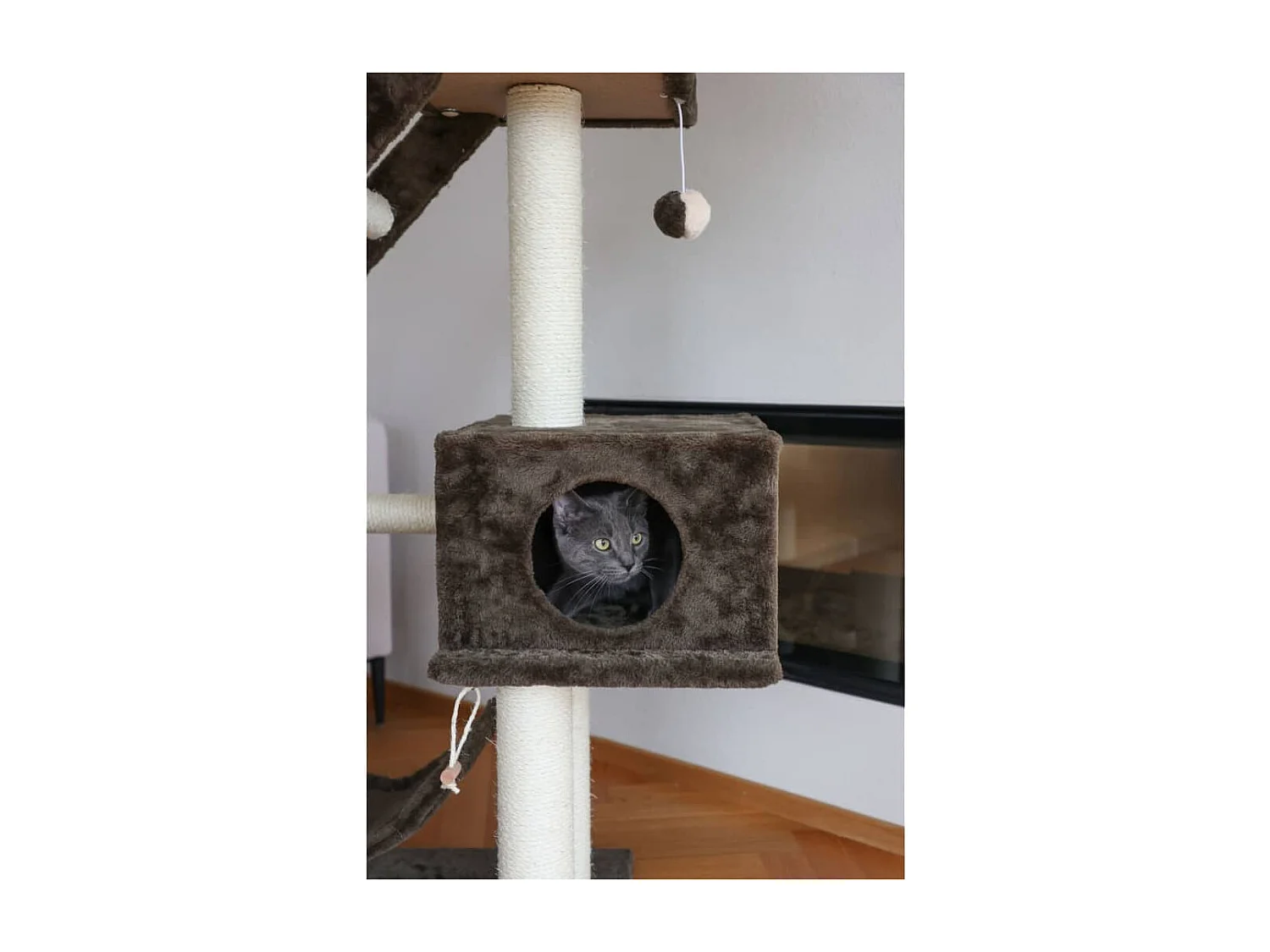 Arbre à chat Granat 150 cm Gris foncé