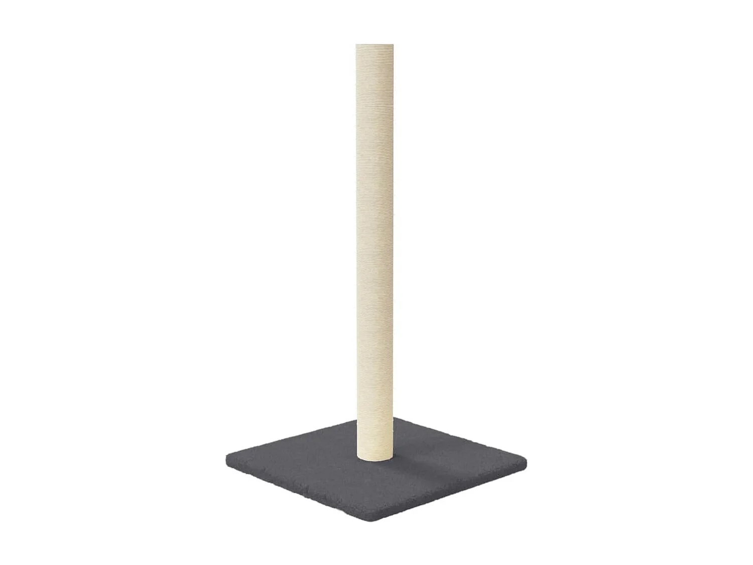 Poste arranhador para gatos 35x35x70 cm cinzento-escuro