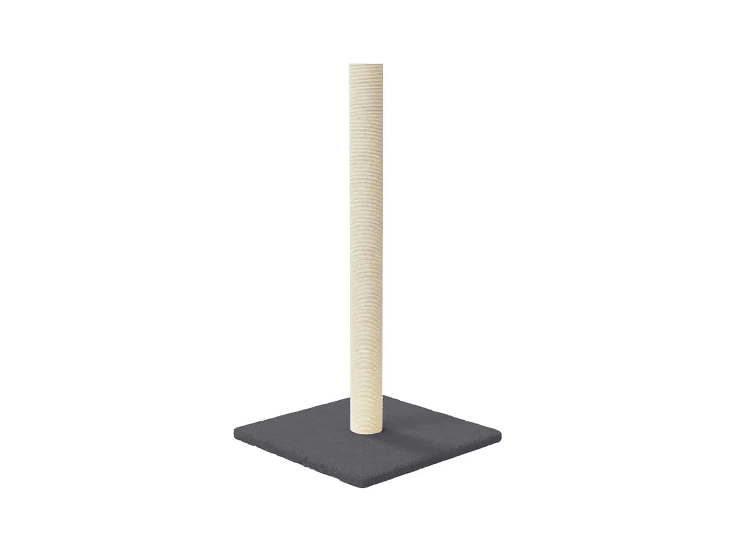 Poste arranhador para gatos 35x35x70 cm cinzento-escuro