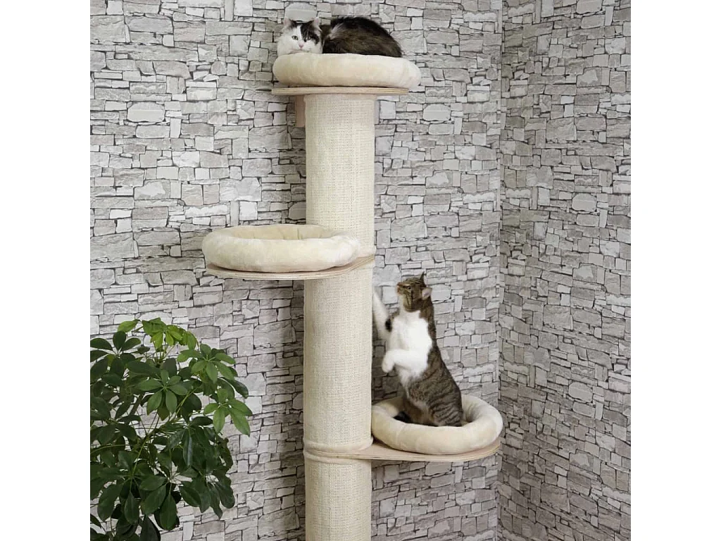 Arbre à chats Dolomit Tower 187 cm Beige