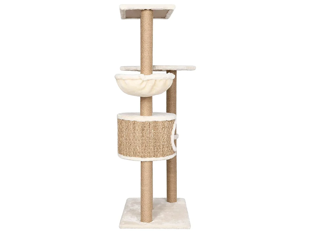Katzen-Kratzbaum 126 cm Seegras