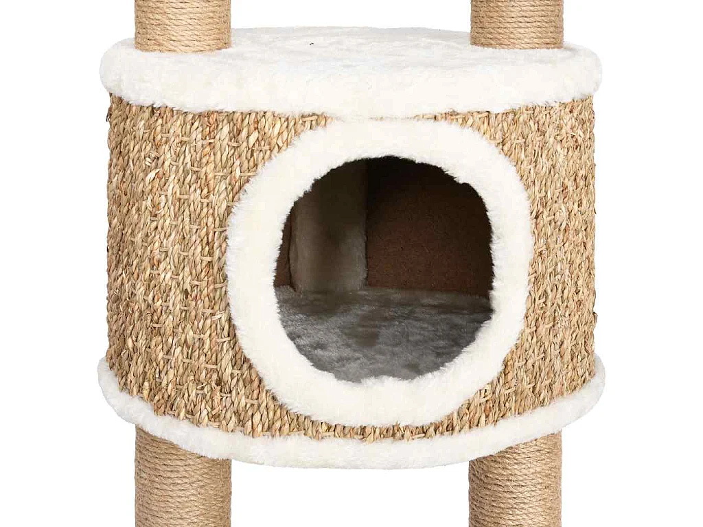 Katzen-Kratzbaum 126 cm Seegras
