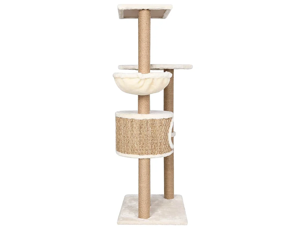 Katzen-Kratzbaum 126 cm Seegras