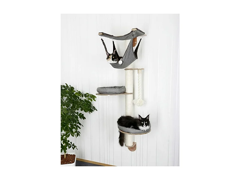 Arbre à chats mural Dolomit 2.0 Tofana Gris 160 cm 81545