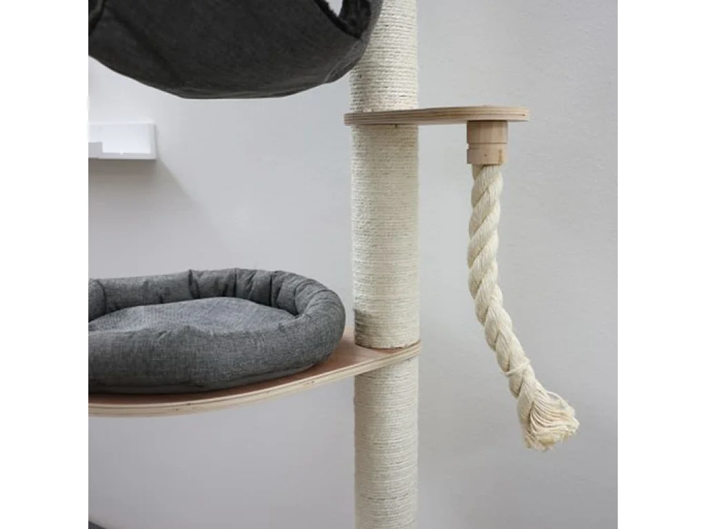 Wandgemonteerde krabpaal Dolomit 2.0 Tofana grijs 160 cm 81545