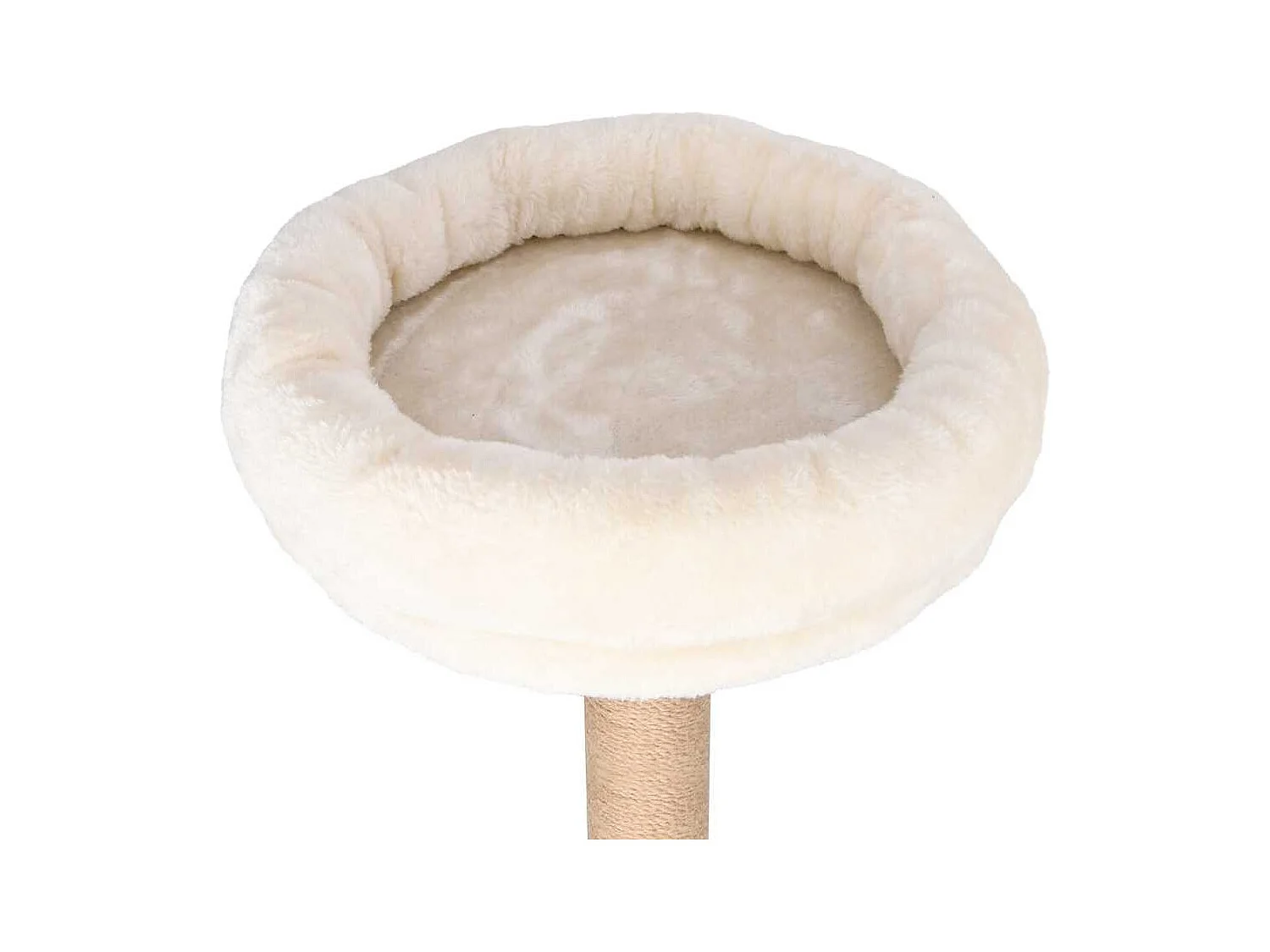 Kattenmeubel met luxe kussen en krabpalen 148 cm zeegras