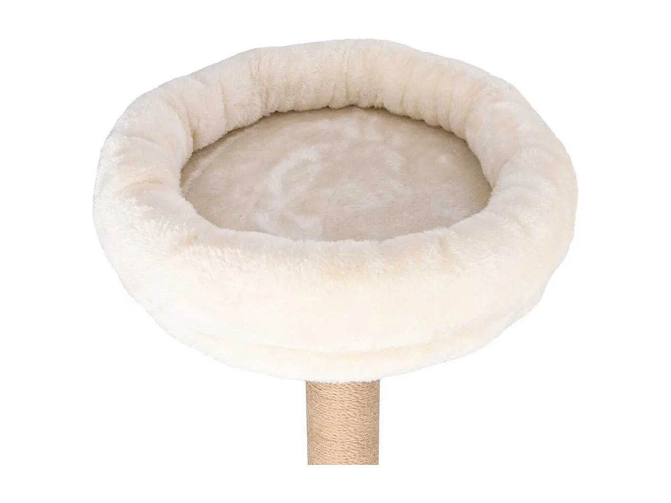 Kattenmeubel met luxe kussen en krabpalen 148 cm zeegras