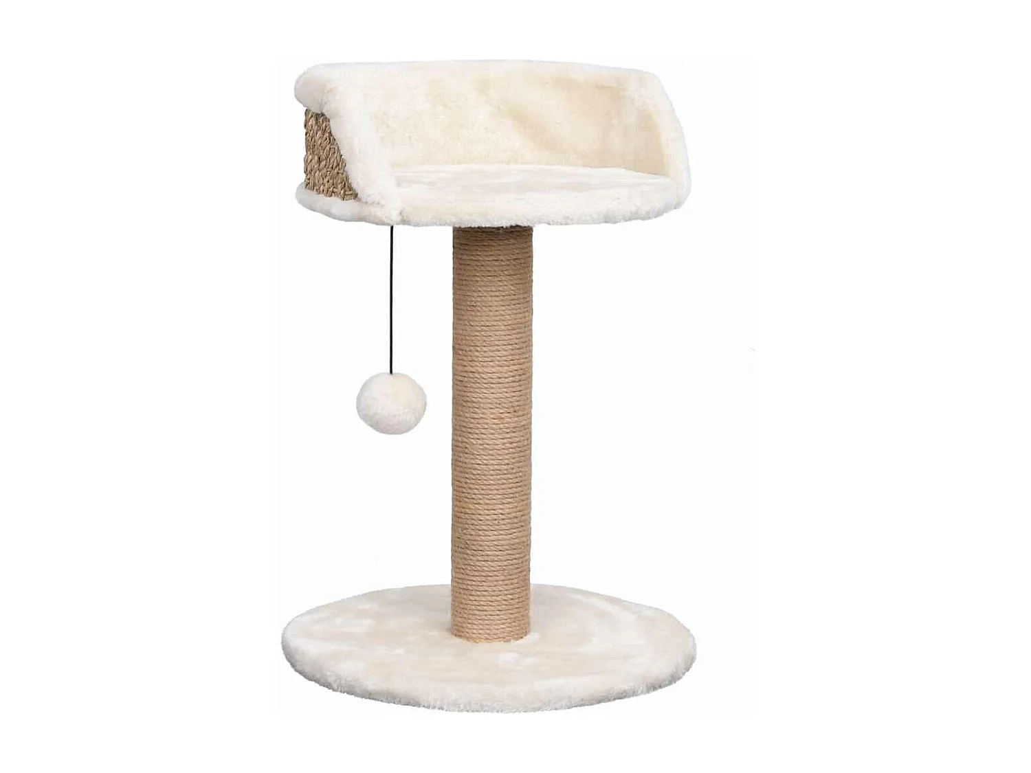 Árvore para gatos c/ postes arranhadores 49 cm erva marinha