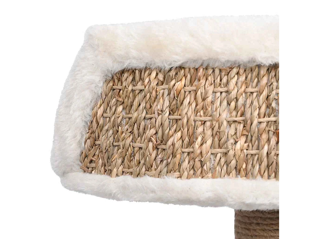 Árvore para gatos c/ postes arranhadores 49 cm erva marinha