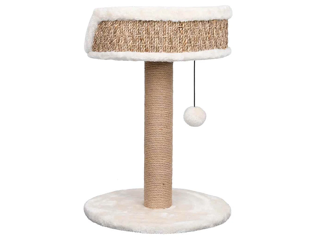 Katzenbaum mit Kratzsäule 49 cm Seegras