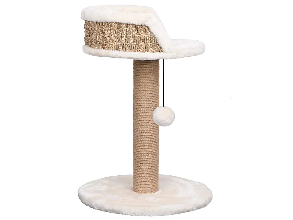 Katzenbaum mit Kratzsäule 49 cm Seegras