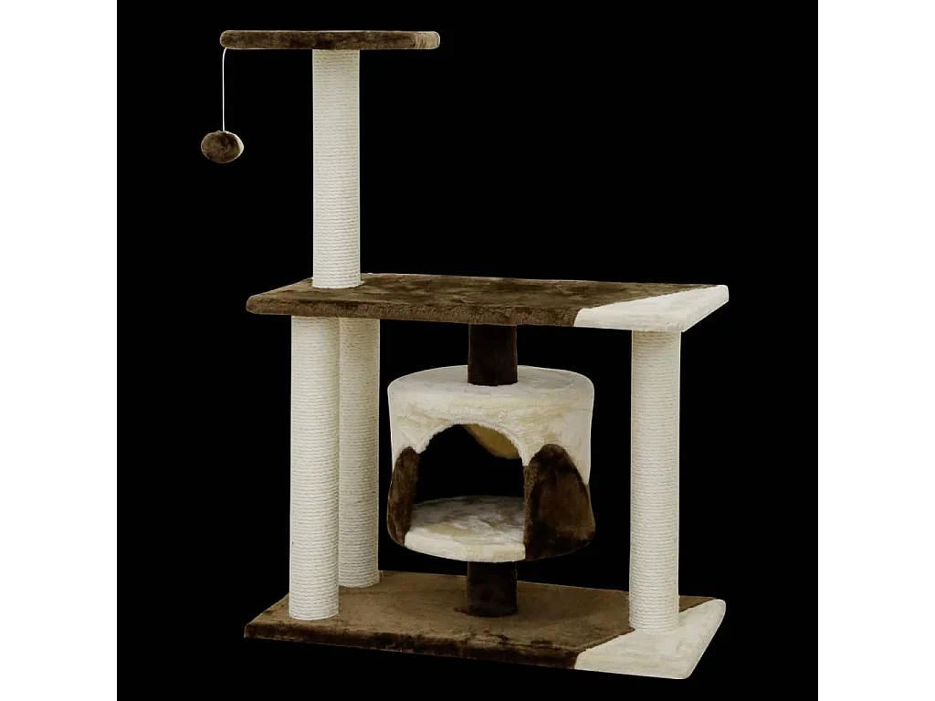 Arbre à chat Jade Pro 96 cm Marron et beige