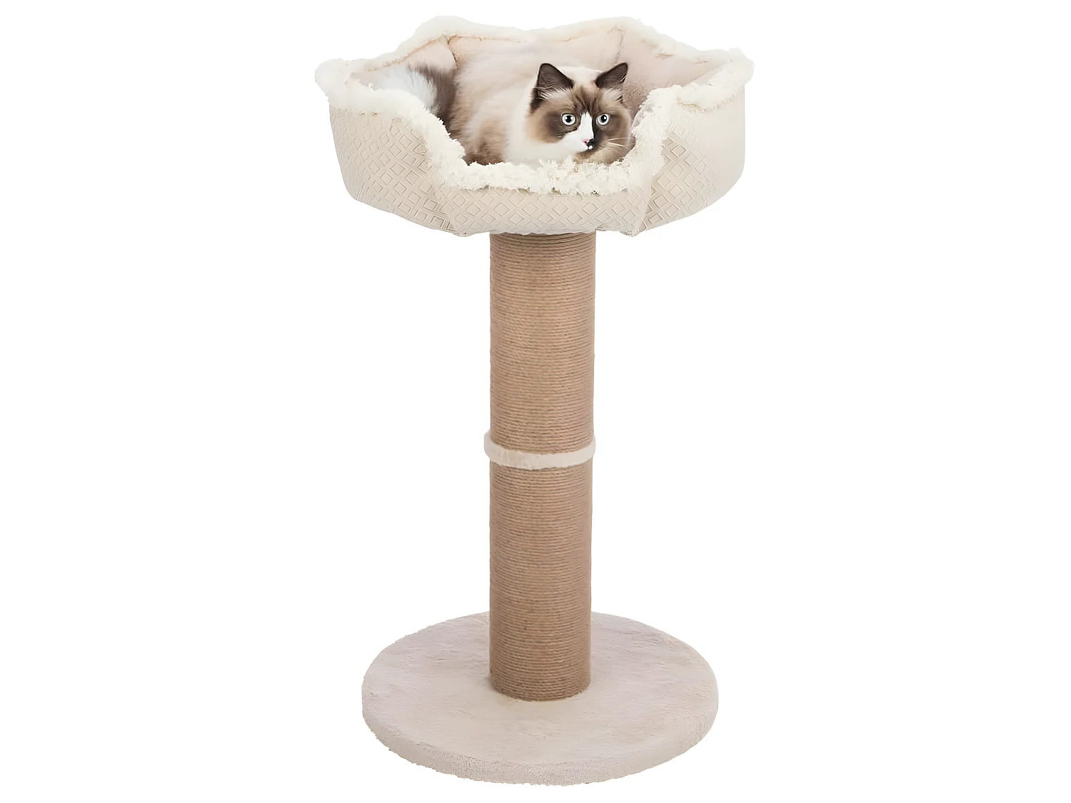 Kratzbaum Boho 83 cm Beige