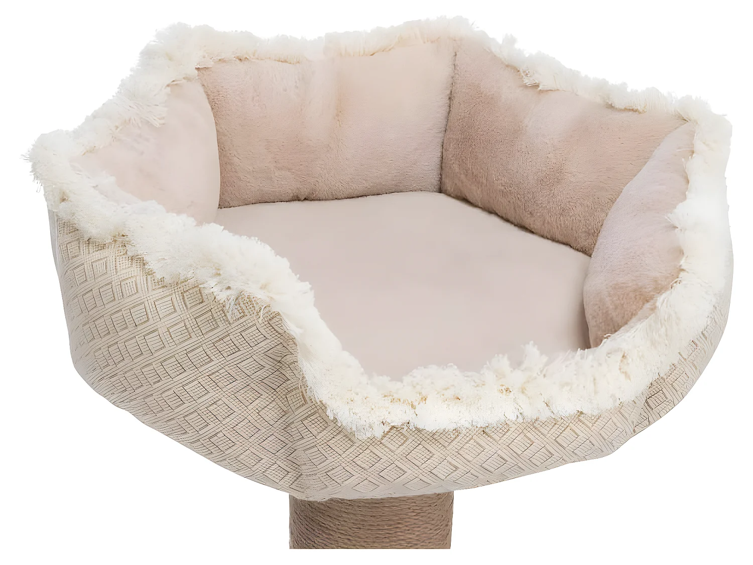 Kratzbaum Boho 83 cm Beige