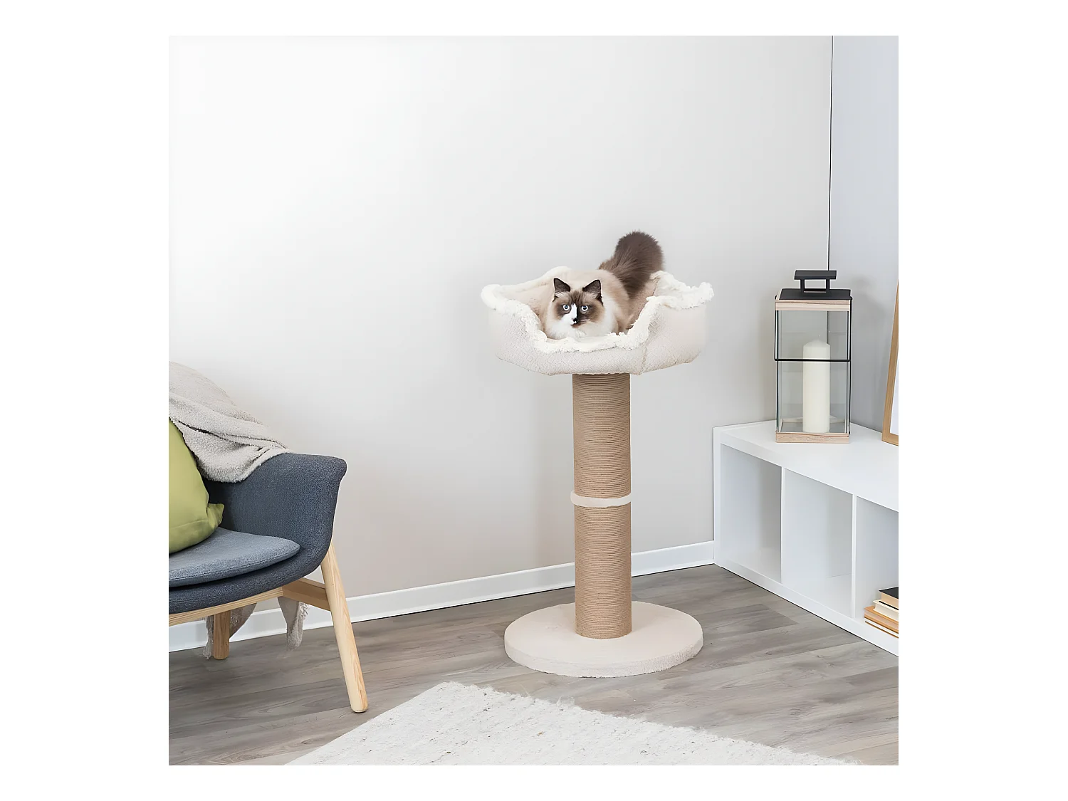 Kratzbaum Boho 83 cm Beige