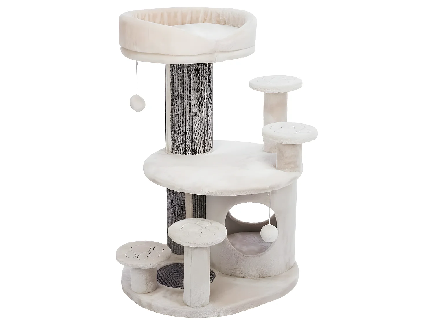 Arbre à chat Emil 96 cm Gris clair