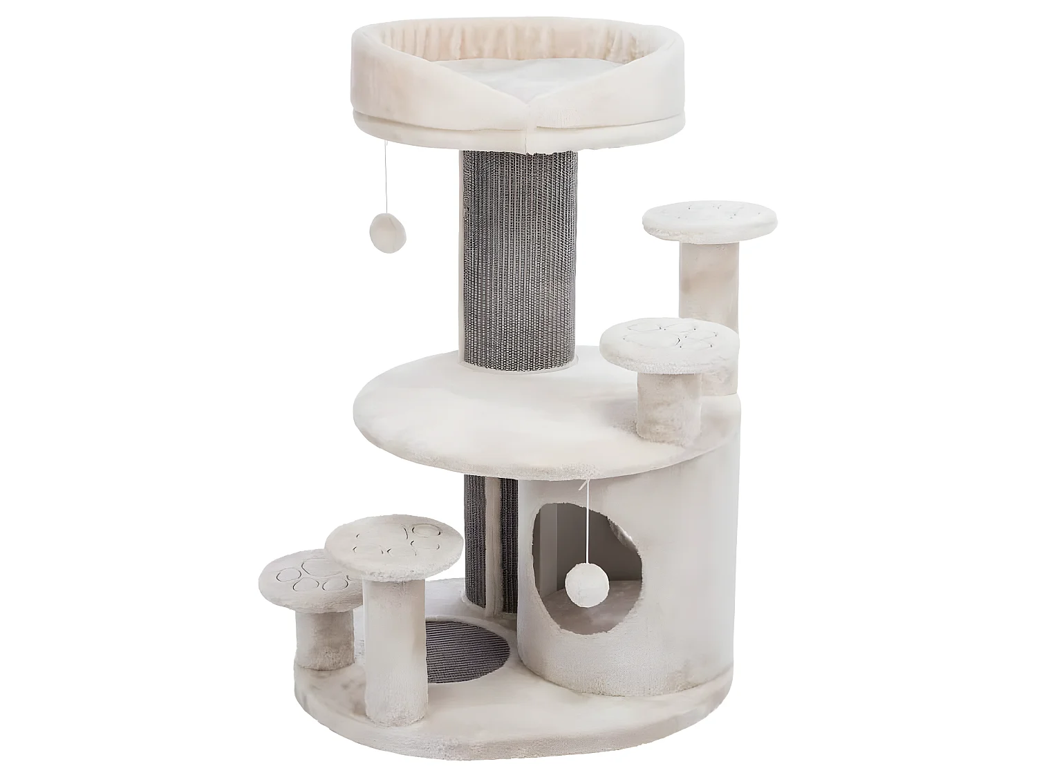 Arbre à chat Emil 96 cm Gris clair