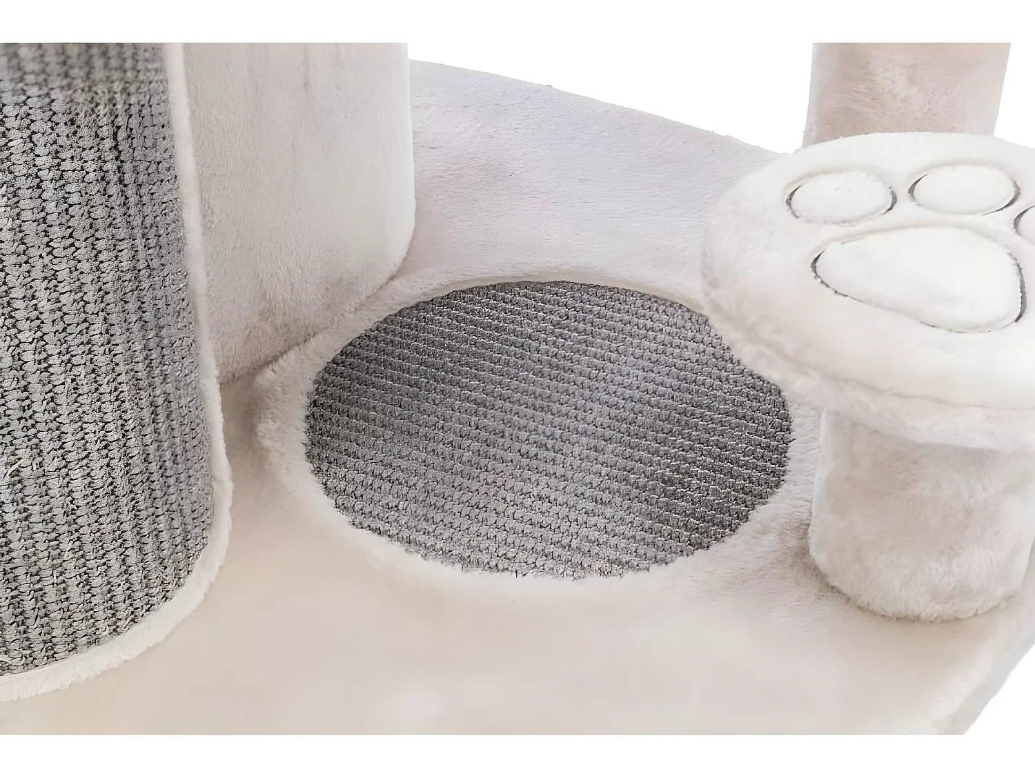 Arbre à chat Emil 96 cm Gris clair