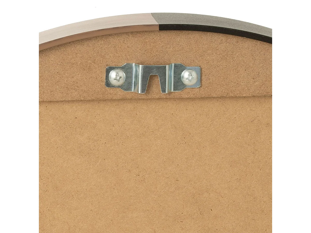 Miroir Mural Rond "Alicia" 40cm Noir