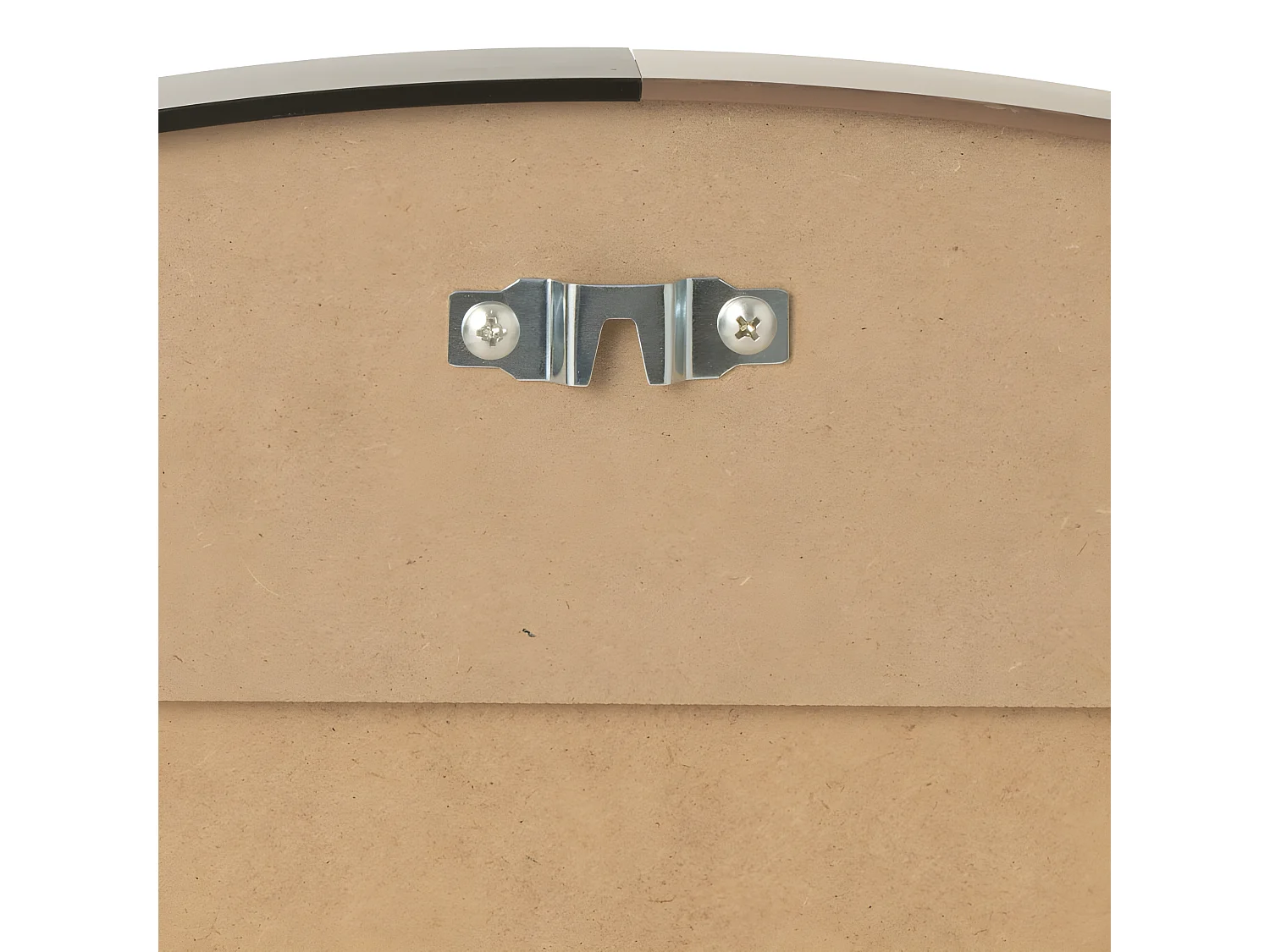 Miroir Mural Rond "Alicia" 90cm Noir