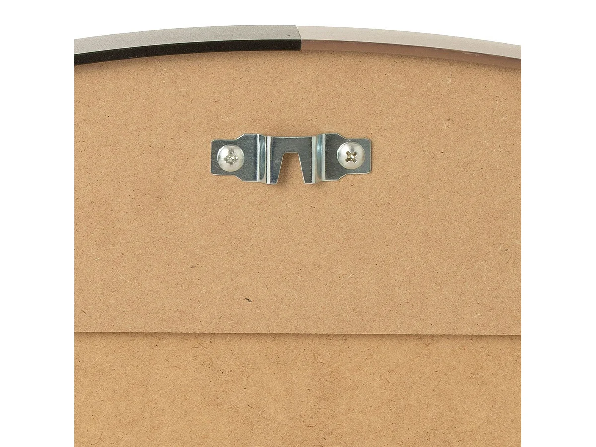 Miroir Mural Rond "Alicia" 90cm Noir