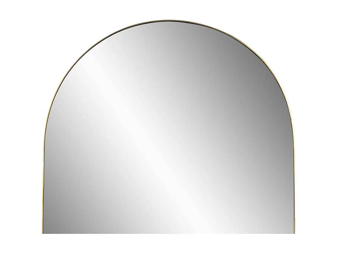 Miroir Mural & Étagère Design "Doha" 69cm Blanc