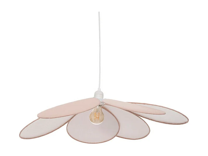 Lampe Suspension Enfant "Pétale" 64cm Rose