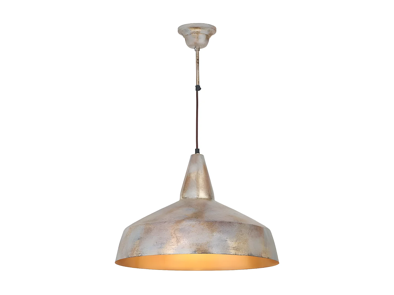 Lampe Suspension Vintage "Harlow" 49cm Bronze