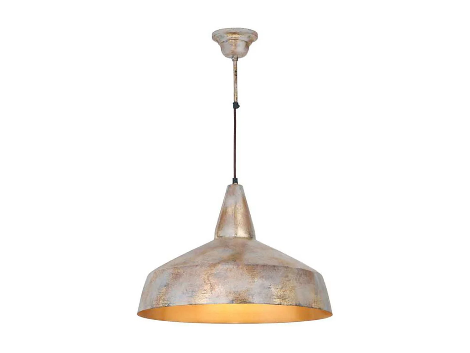 Lampe Suspension Vintage "Harlow" 49cm Bronze