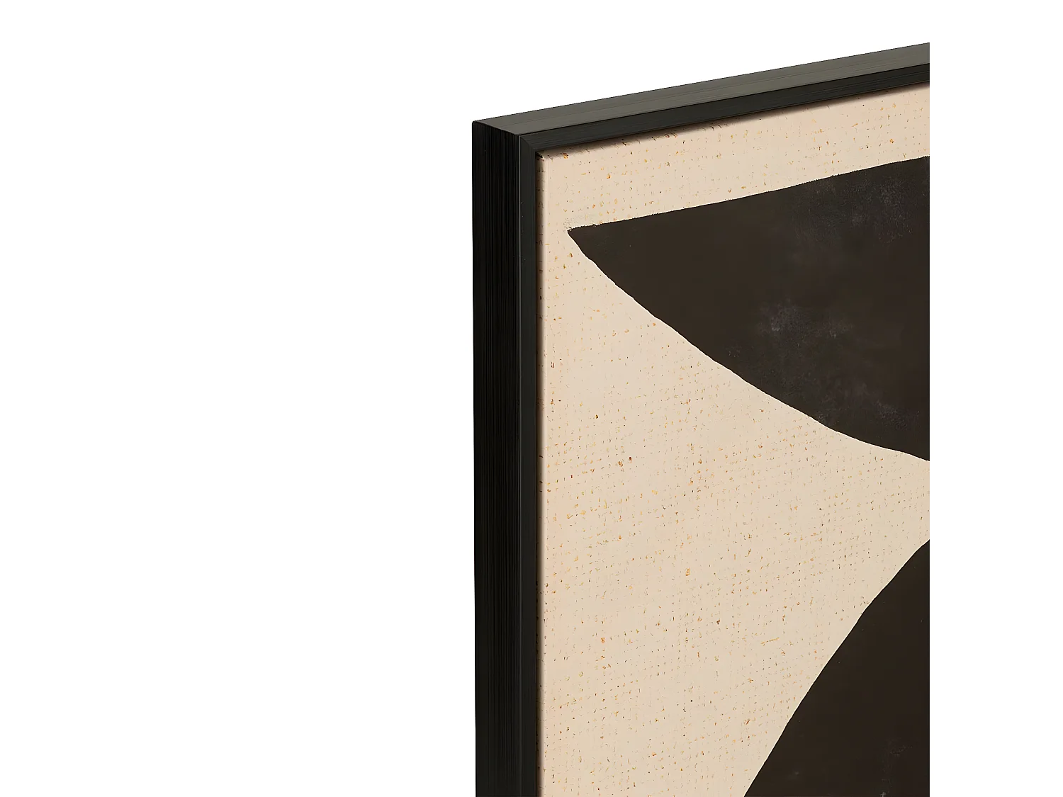 Cadre Photo Déco "Formes Ethniques" 103x143cm Marron & Noir