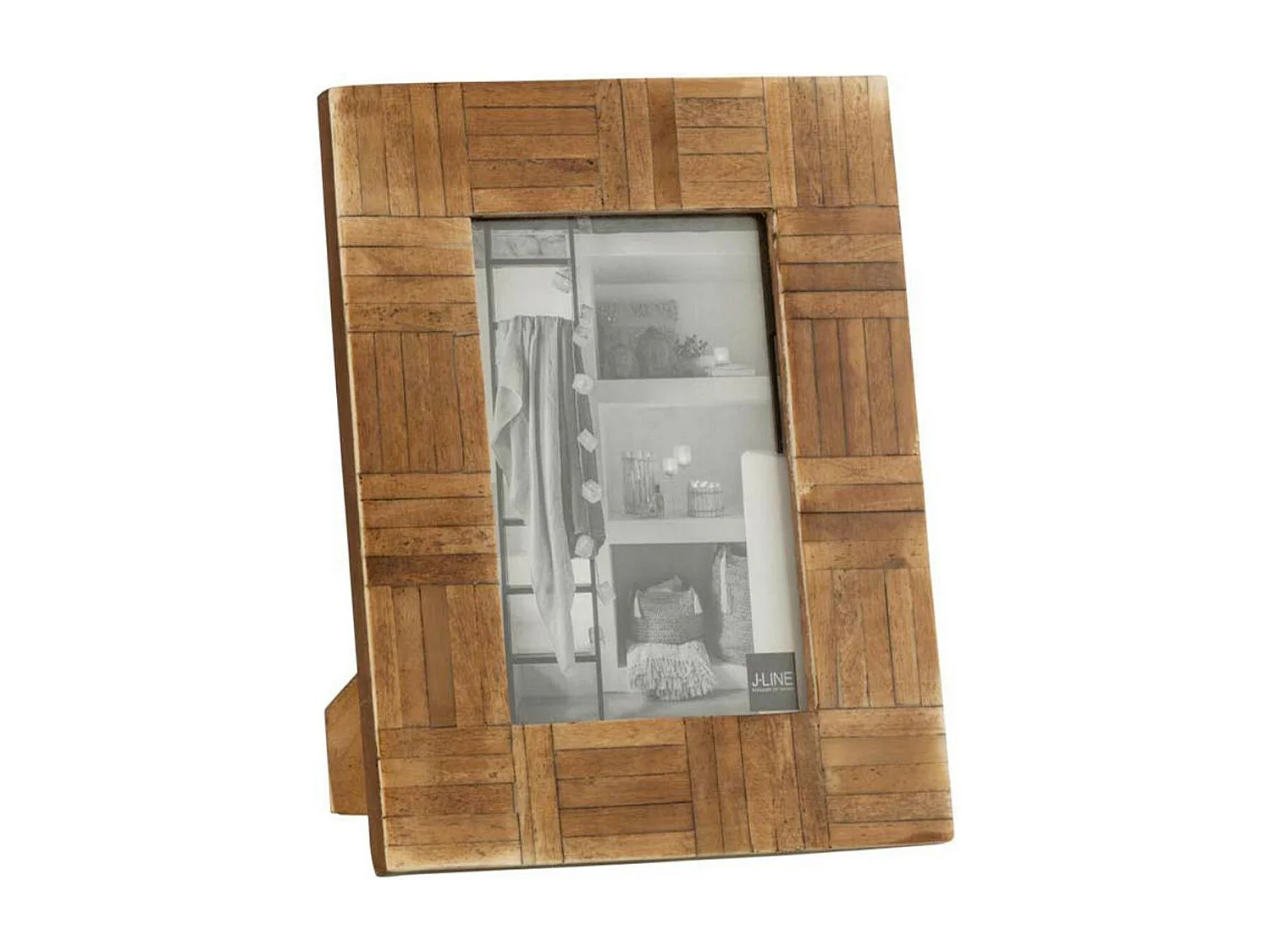 Cadre Photo Déco "Corne" 10x21cm Marron