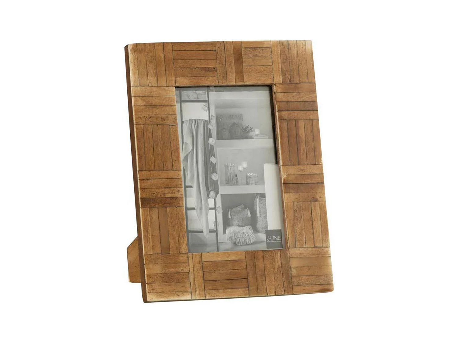Cadre Photo Déco "Corne" 10x21cm Marron