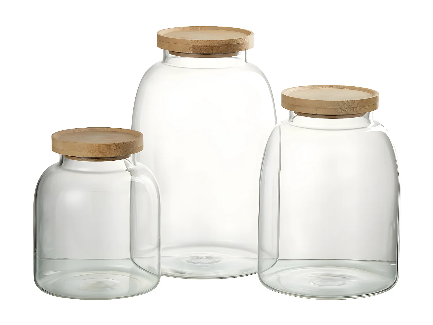 Bocal de Conservation en Verre "Tom" 2,1L Transparent