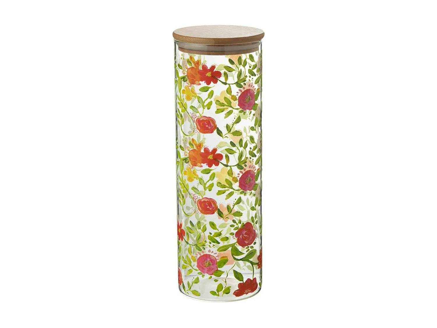 Bocal de Conservation "Floral" 1,9L Multicolore