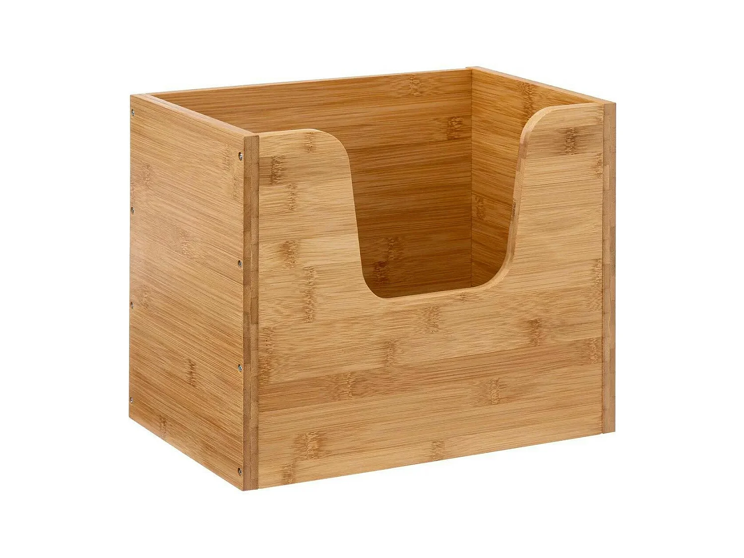 Panier de Rangement Empilable "Bambou" 31cm Naturel