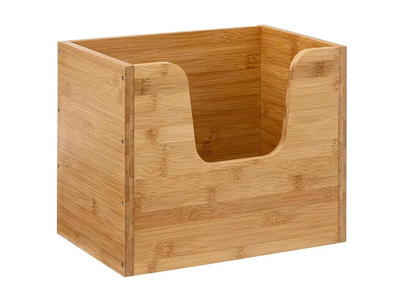 Panier de Rangement Empilable "Bambou" 31cm Naturel