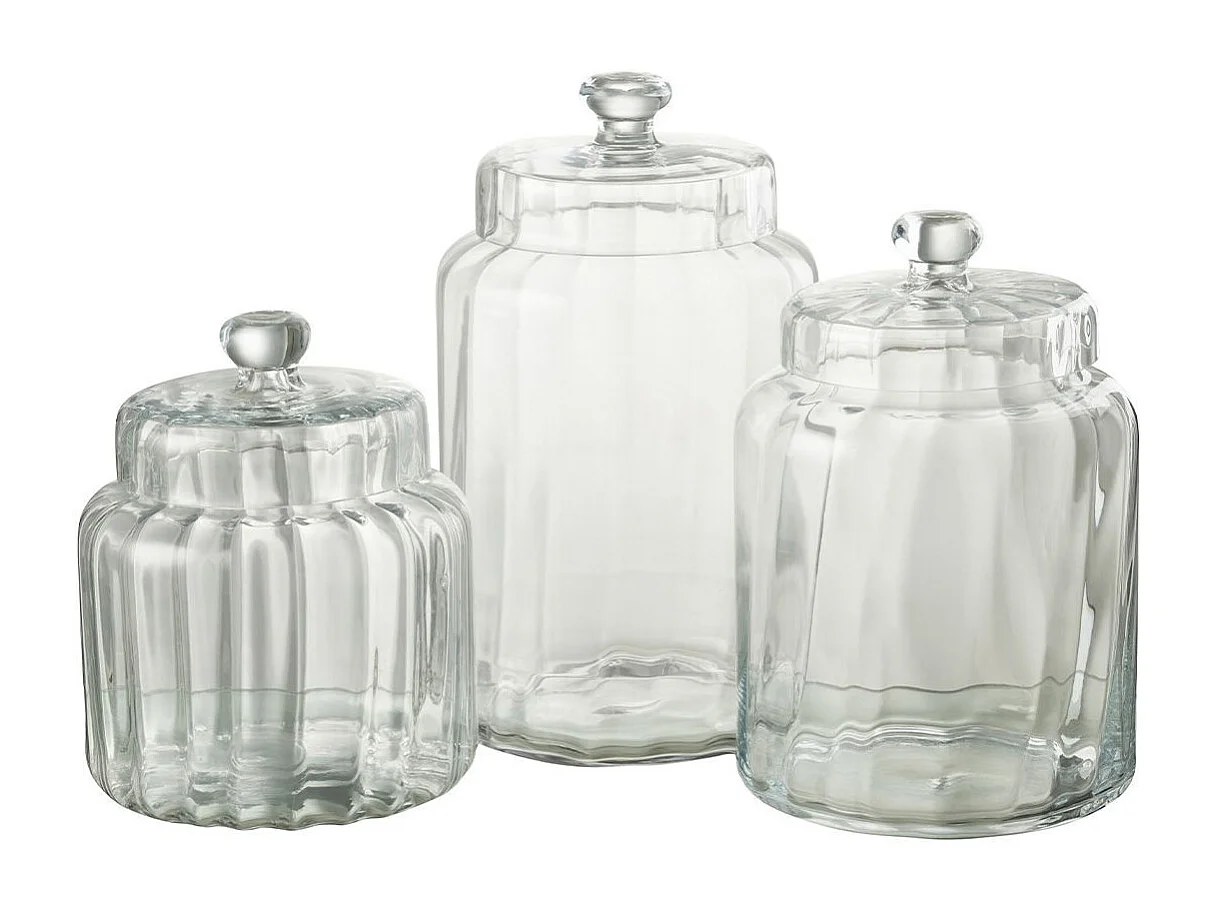 Bonbonnière en Verre "Elia" 23cm Transparent