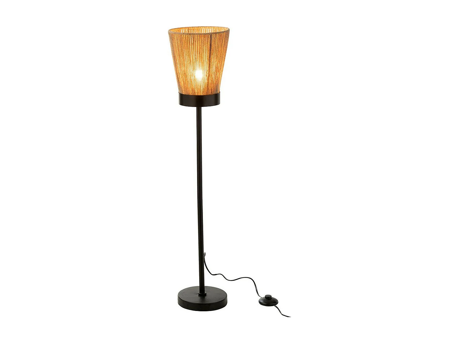 Lampadaire en Jute "Luna" 100cm Naturel