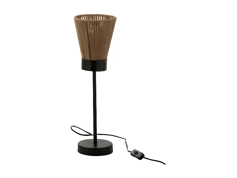 Lampadaire en Jute "Luna" 51cm Naturel